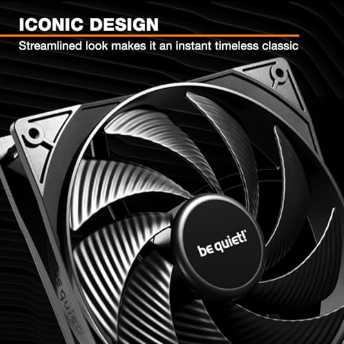 be quiet! Pure Wings 3 120mm PWM high-Speed, 3 Included, Speed-regulating Closed Loop Motor, high top-end Speed, Low Minimum RPM, Optimized Fan Frame, Newly Designed Fan Blades - Image 5