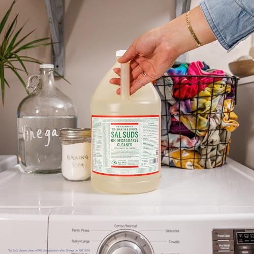 Dr. Bronner's - Sal Suds Biodegradable Cleaner (1 Gallon) - All-Purpose, Pine Cleaner for Floors, Laundry and Dishes, Concentrated, Cuts Grease and Dirt, Powerful Formula - Image 2