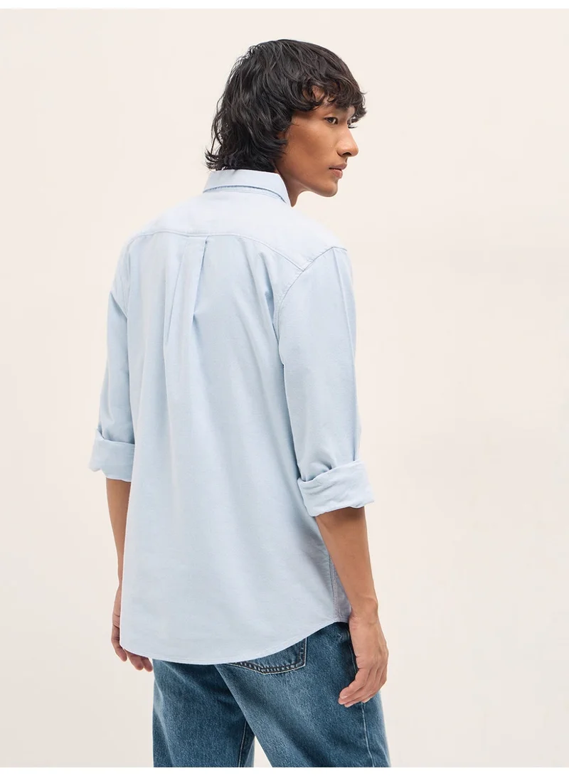 THE BEAR HOUSE Men’s Long Sleeve Shirt – Classic, Comfortable and Stylish Essential for Work, Travel or Casual Outings