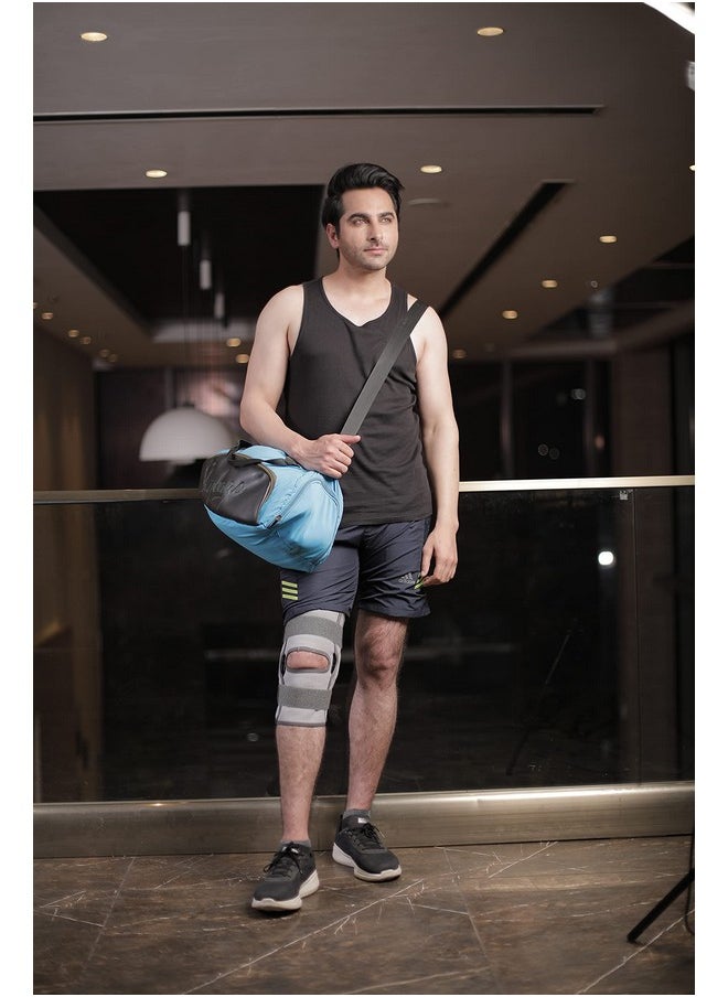Tynor Tynor Functional Knee Support(Compression,Hinged,Strapping)Large(19.6 - 22.0 Inches)  - Image 5