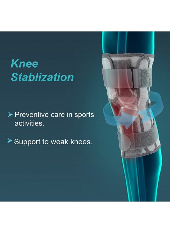 Tynor Tynor Functional Knee Support(Compression,Hinged,Strapping)Large(19.6 - 22.0 Inches)  - Image 2