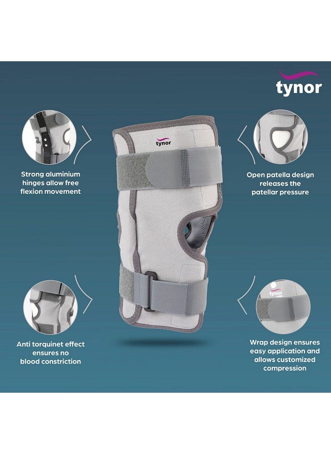 Tynor Tynor Functional Knee Support(Compression,Hinged,Strapping)Large(19.6 - 22.0 Inches)  - Image 3