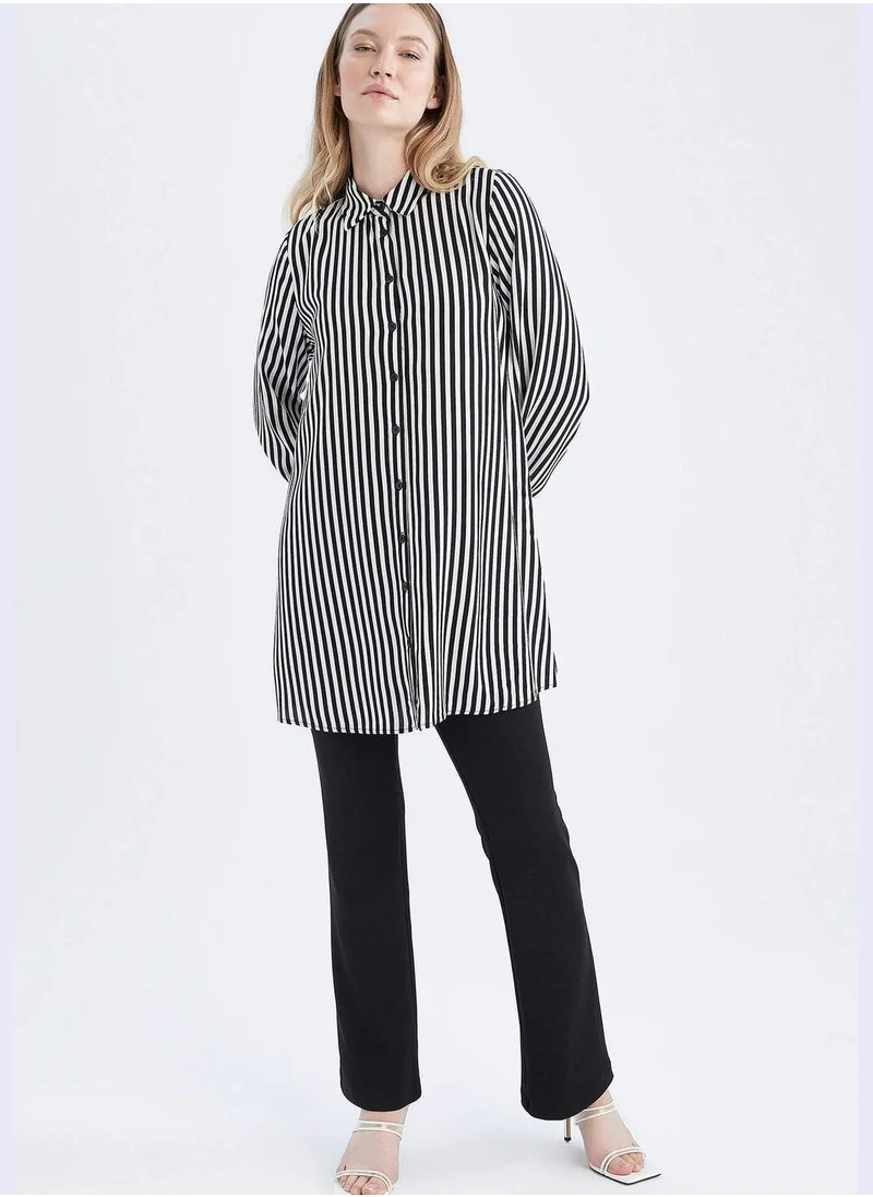 DeFacto Woman Flare Fit Knitted Trousers