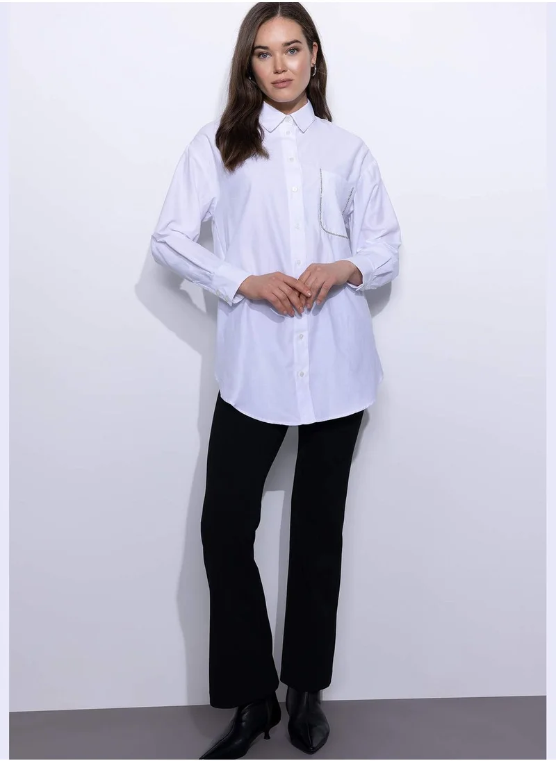 DeFacto Woman Flare Fit Knitted Trousers