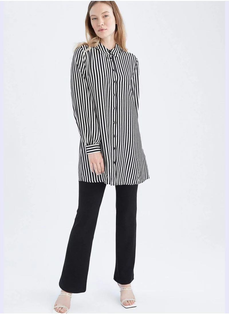 DeFacto Woman Flare Fit Knitted Trousers