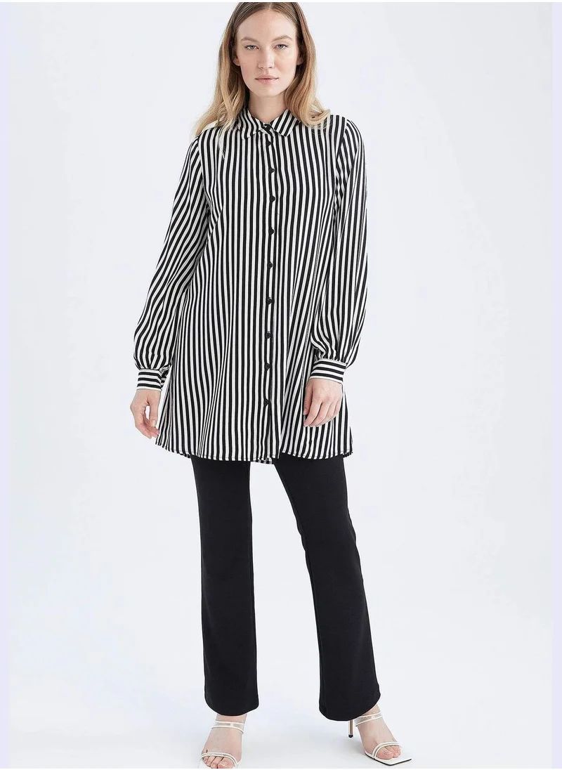 DeFacto Woman Flare Fit Knitted Trousers