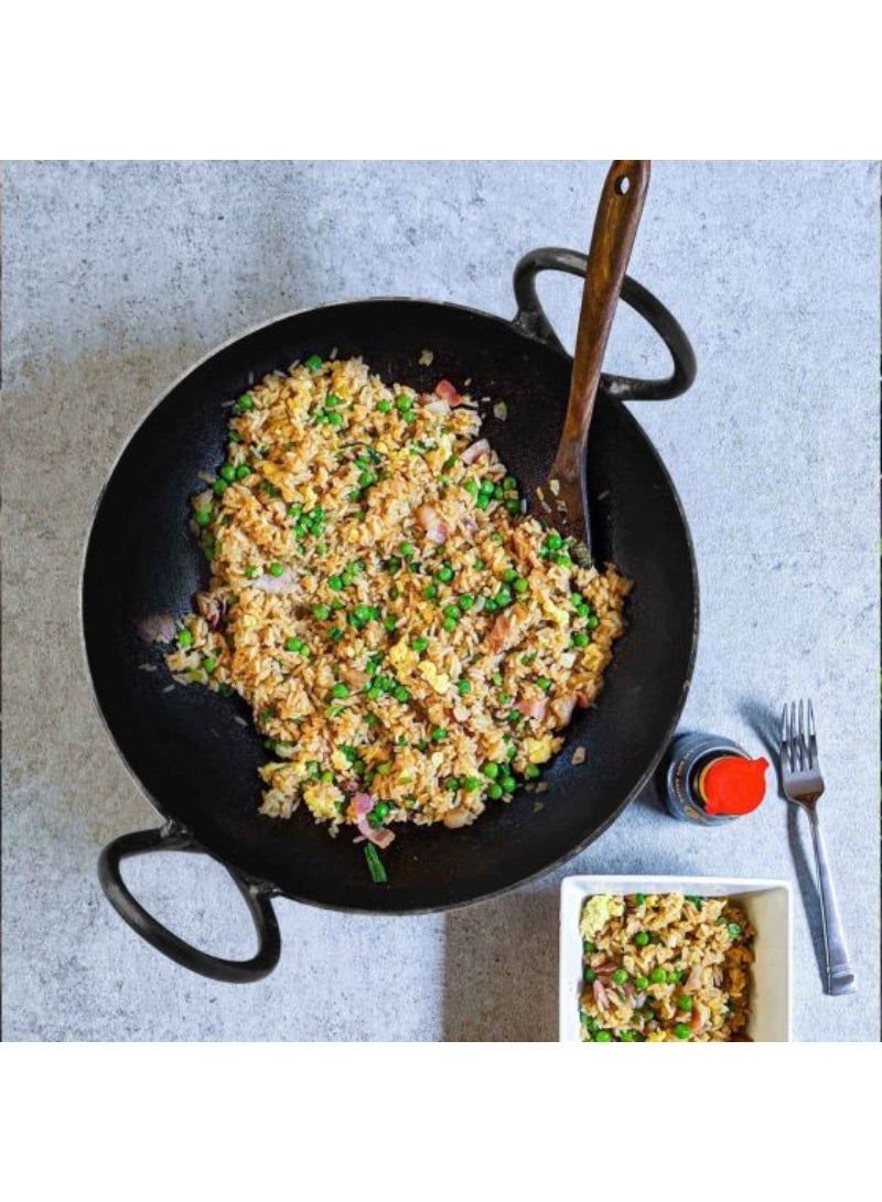 قدر طهي عميق من الحديد للتوزيع ويمكنه تحمل درجات حرارة عالية (كاداي)