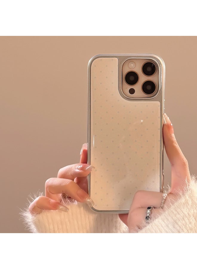 Electroplated Ins Simple Wave Dot For Apple Phone Case Premium Sense Multiple Models Available 