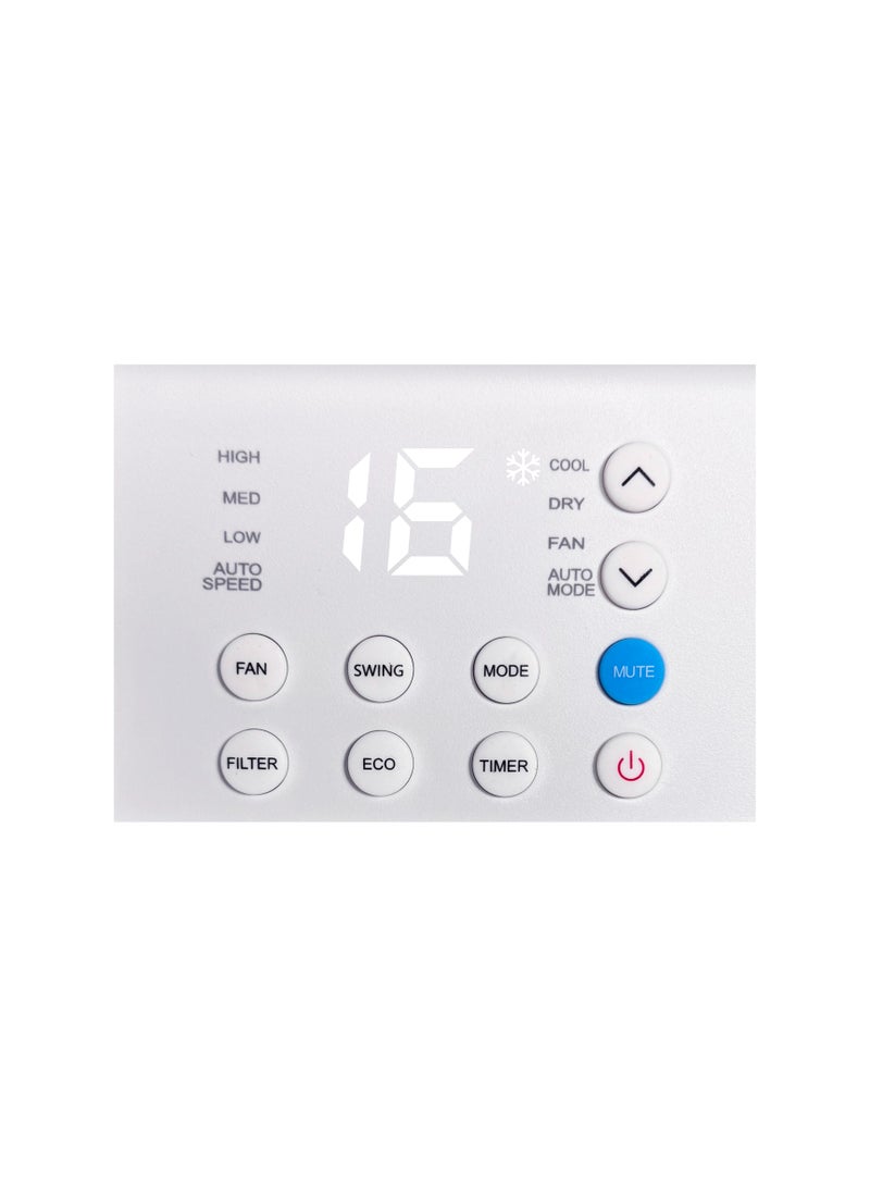 Generaltec 1 Ton Inverter Window Air Conditioner T3 Rotary Compressor, Remote Control, Turbo Cooling, Energy Efficient, Low Noise Inverter Window AC | Model GIWAC12T3 | 1 Year Warranty & 5 Years Compressor 1264 W GIWAC12T3 White - Image 5