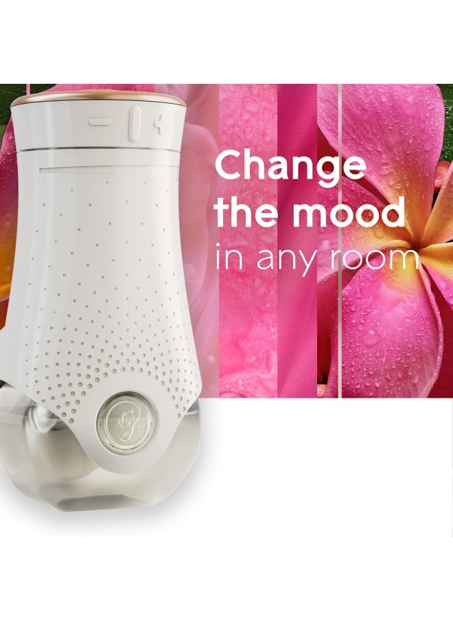 Glade Plugins Refills Air Freshener Scented And Essential Oils For Home And Bathroom Exotic Tropical Blossoms 3.35 Fl Oz 5 Count  - Image 3