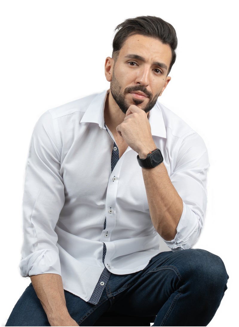 Generic Men’s Formal Long-Sleeve Shirt – Elegant & Comfortable – Premium Quality Fabric – Available in Multiple Sizes & Colors – Perfect for Formal & Casual Looks  - Image 1