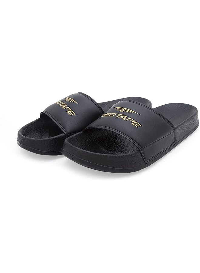 Red Tape Women's Black Sliders - Image 5