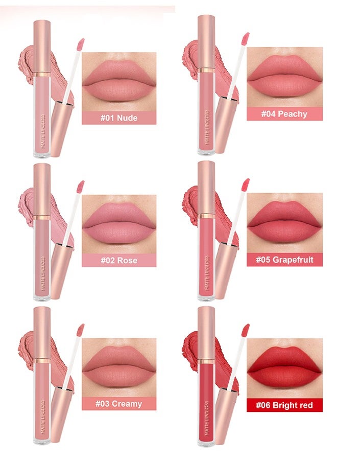 3Pcs Nude Pink Rose Creamy Matte Liquid Lipstick Makeup Sets Permanent Lip Stain Set Long Lasting 24 Hours Waterproof #A - pzsku/ZA8EF79ECB8A81871921EZ/45/_/1731398808/75f9b83f-854a-4f38-8e8c-b091b2557b50