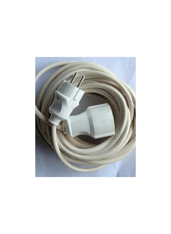 وصله سلك كهرباء ٢ مم معتمد ترمو بلاستيك طول ١٠ متر للاحمال الشاقه مزوده بفيشه دكر ونتايه