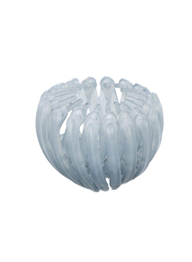 Betued Bird Nest Hair Claw Bird Nest Hairpin Expandable Ponytail Holder Fashionable Bird Nest Hair Clip For Women Girls (Jelly Ash) - Image 1