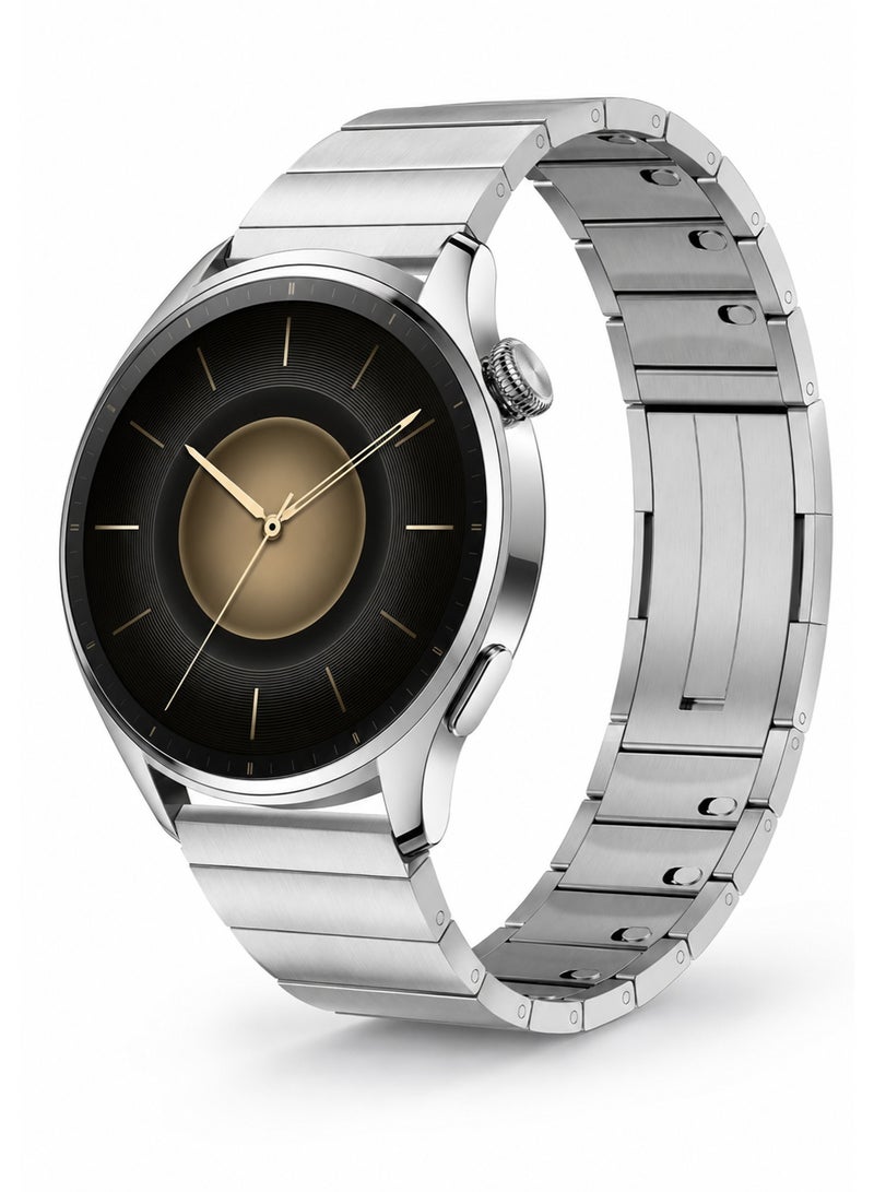 SARAOONT 22mm Stainless Steel Watch Band for Huawei Watch GT6 Pro/GT6/GT5 Pro/GT4, Samsung & Universal Smartwatches, Premium Metal Replacement Strap with Tool-Free Adjustment - Image 1