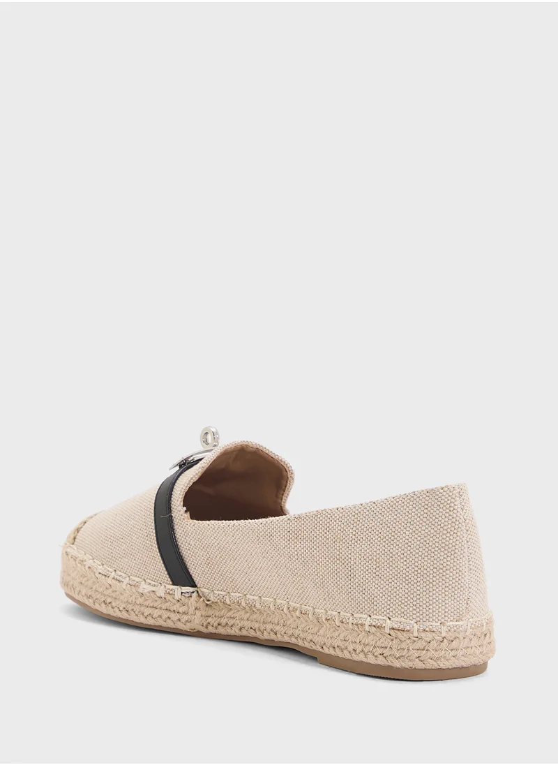 ايلا Canvas Espadrille With Buckle