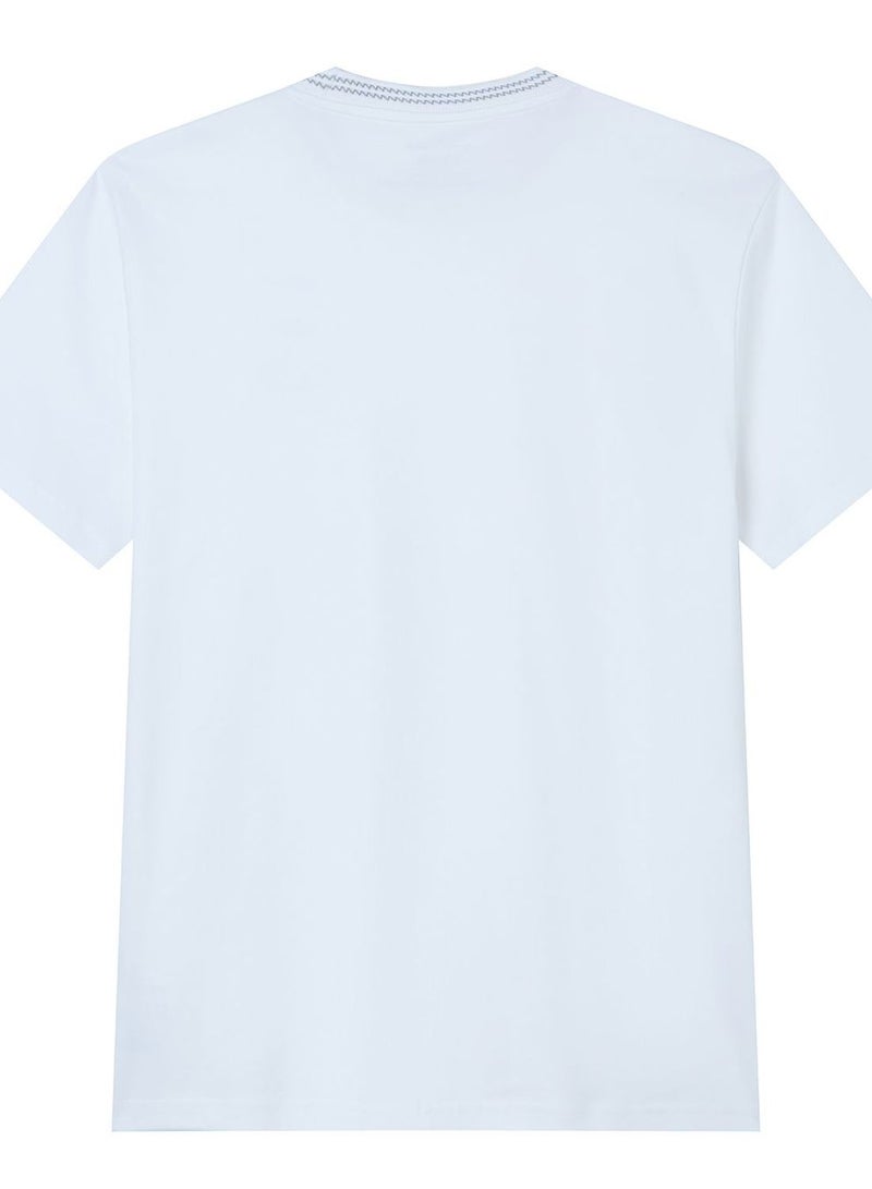 GIORDANO Men's Slim Fit Liquid Touch Cotton Tee - Image 4