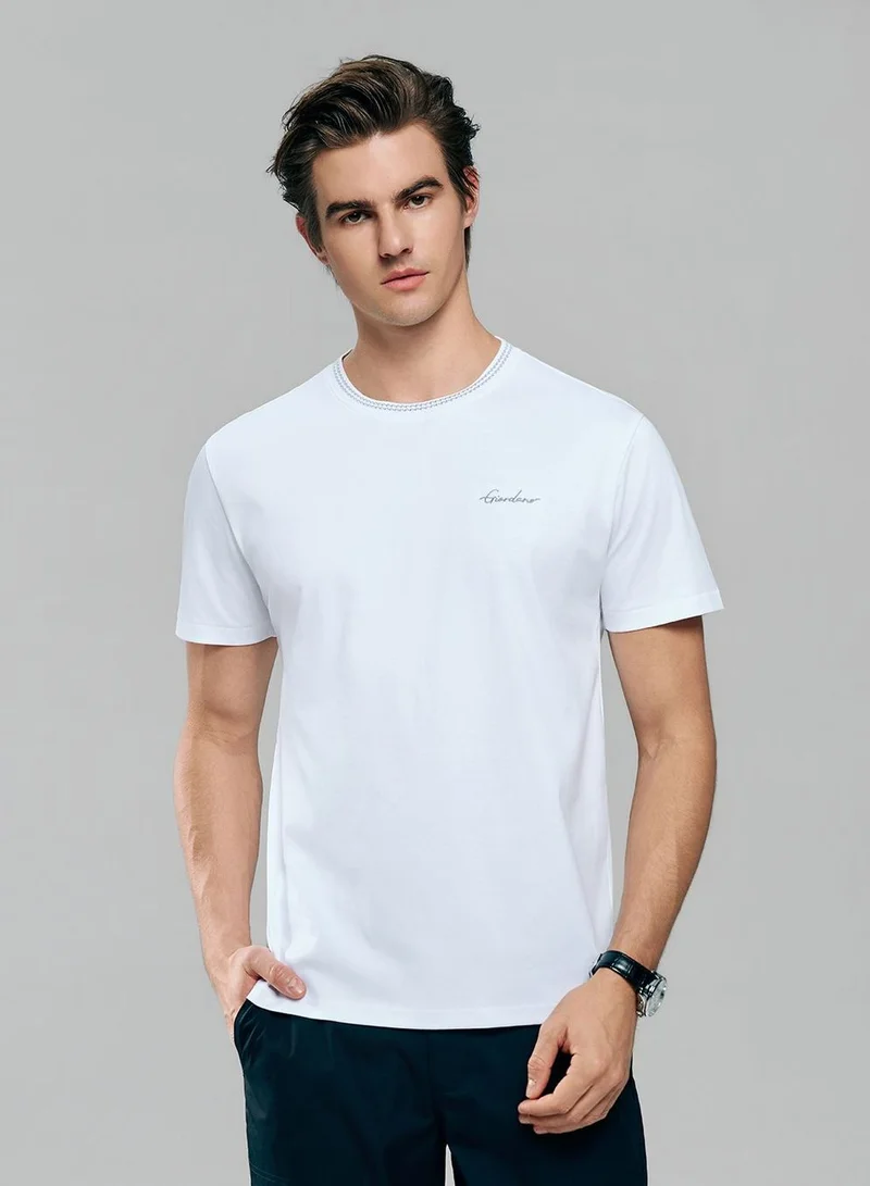 GIORDANO Men's Slim Fit Liquid Touch Cotton Tee