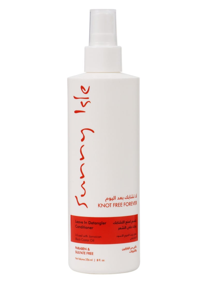 Sunny Isle Jamaican Black Castor Oil Knot Free Forever Leave-In Detangler & Conditioner 236 Ml 