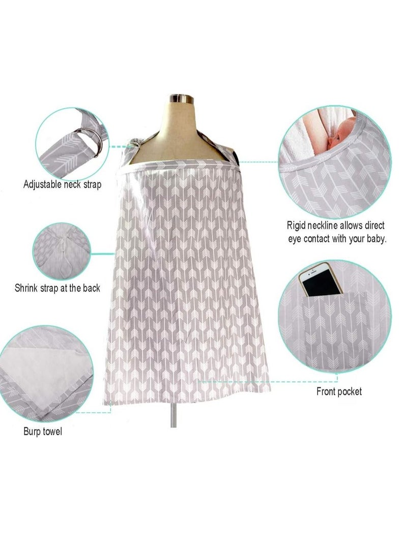Breastfeeding care cover, lightweight, breathable, cotton, with adjustable straps