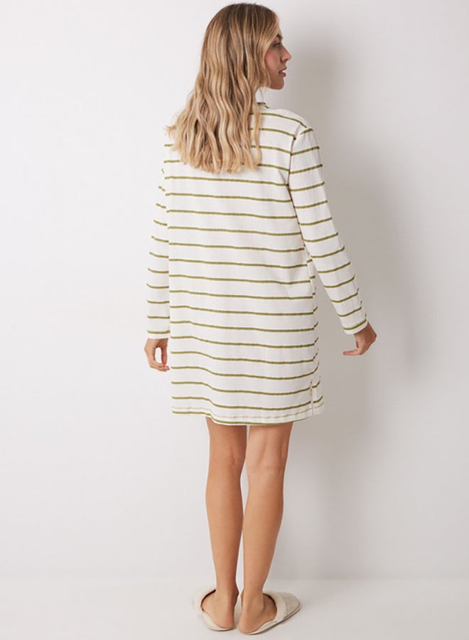 women'secret Garfield Striped Cotton Nightgown  - Image 3