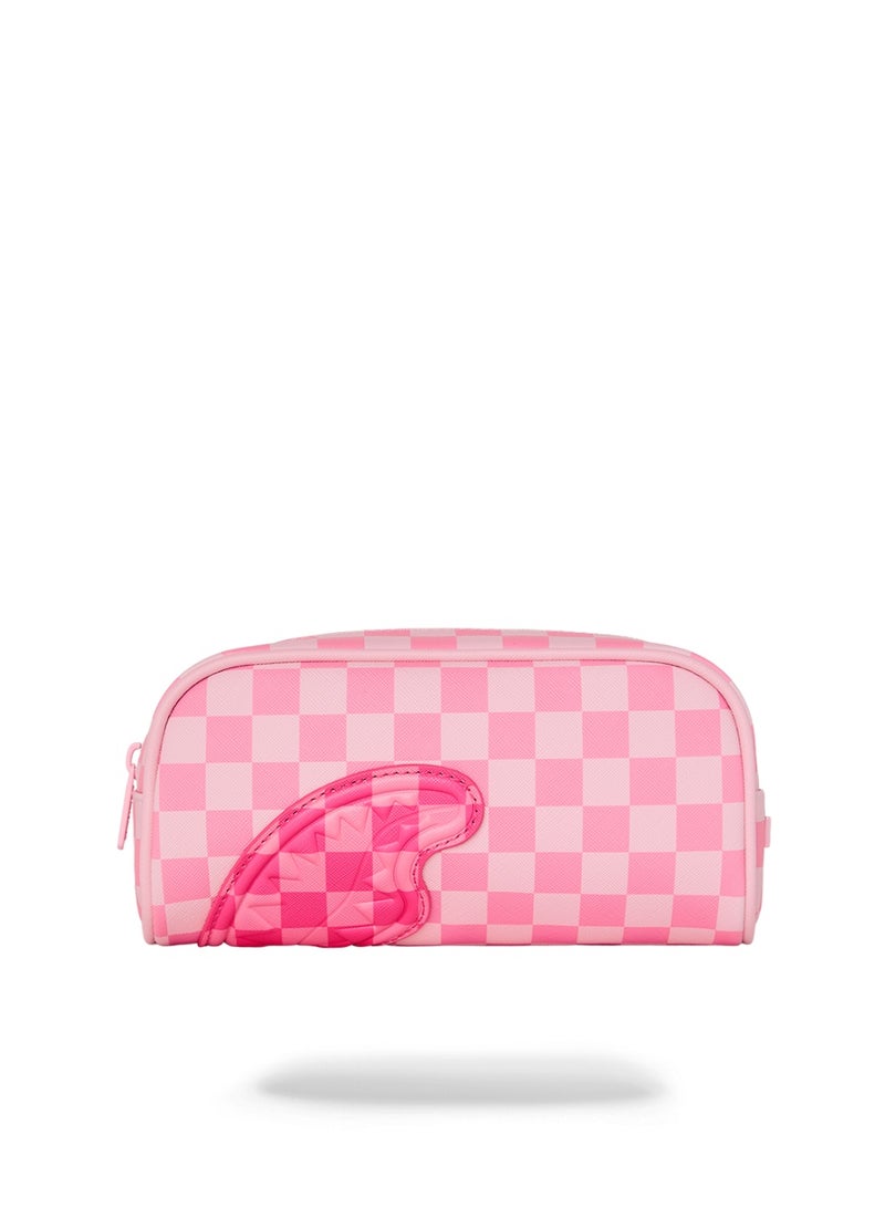 SPRAYGROUND PINK SHARKS IN PARIS PATCH POUCH - Image 1