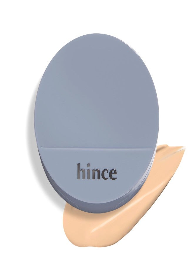 hince Second Skin Mesh Matte Cushion - 12g, Natural Coverage, Semi Matte Finish, Flawless Coverage, 24hr Long Lasting, Korean Cushion Foundation, Blue Cushion (ROSY, 15) - Image 1