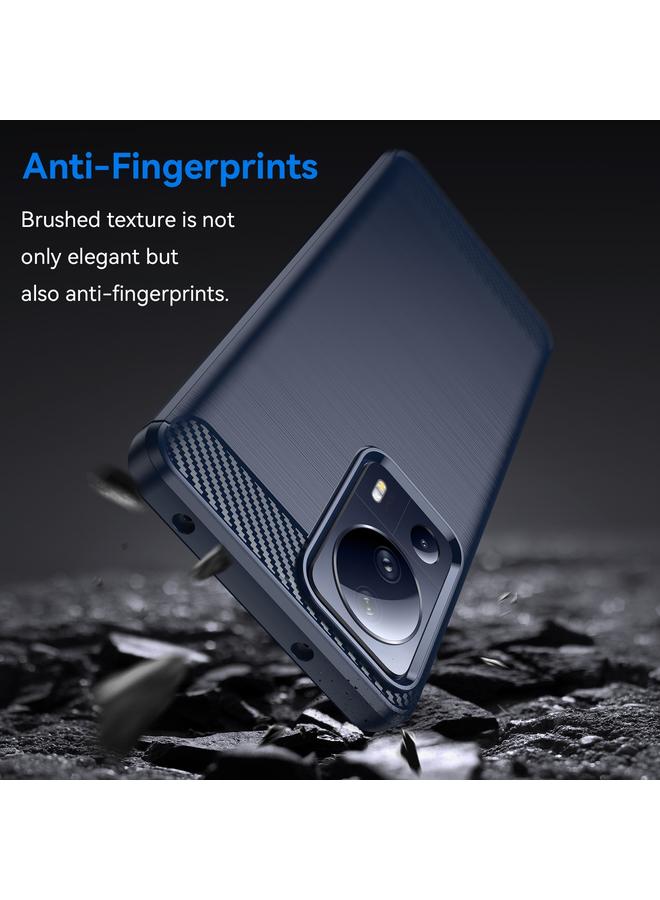 Case For Xiaomi Civi 2 Brushed Texture Carbon Fiber TPU Phone Case - Image 4