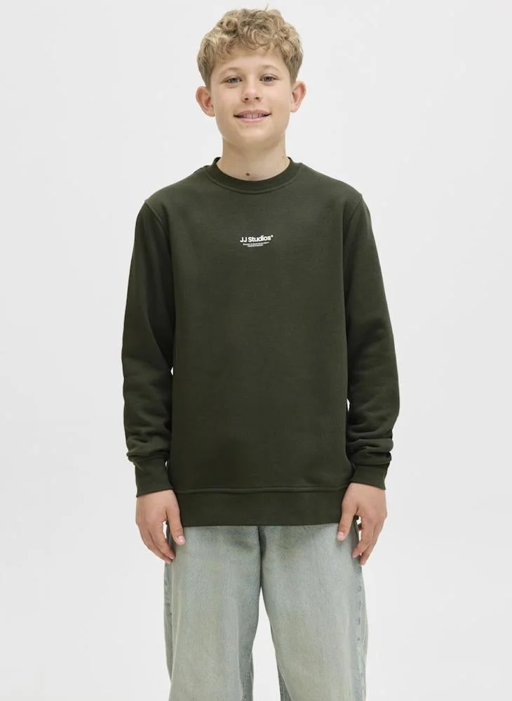 Jack & Jones Junior Kids Jjesoho Crew Neck Sweatshirt