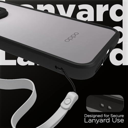 RIGGEAR Shockproof Sleek Hybrid Armor Back Cover Case for Oppo Find X9 5G (Clear PC + Black TPU Bumper) - Image 5