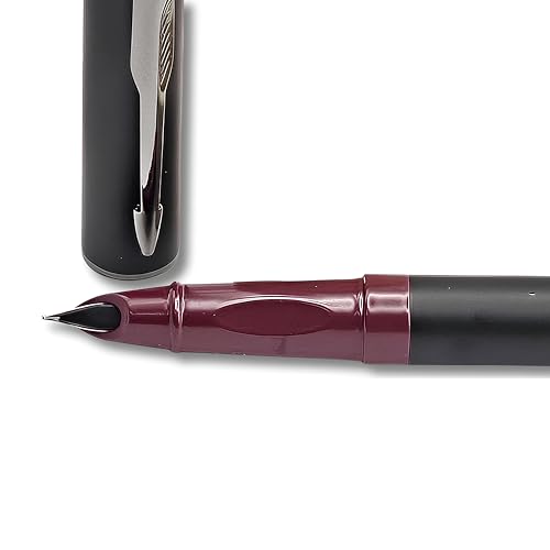 THE VENTI Venti Fountain Pen – Metal Luxury Pen, Schmidt Nib (Medium), Best Pen Gift Set for Men & Women, Professional, Executive, Office, Nice Pens,Return Gift (F5066-Maroon) - Image 4