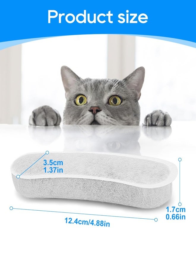 Cunina Pet Fountain Filters for Dog Waterer Fountain Compatible with W600 Automatic Dog Water 205oz/6L Dispenser, 8 Pack Large Pet Fountains Filter Replacement Fit for Cat Water Drinking Bowl - Image 3
