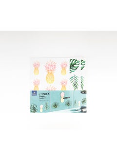 Toilet Tiles Stickers, White Combo
