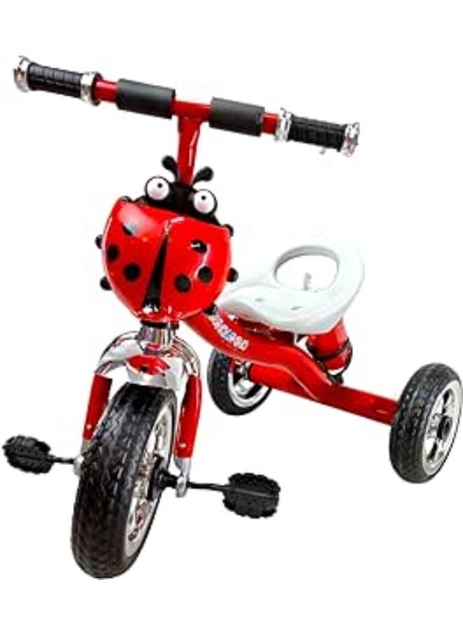 Tricycle For Kids, Ride On Toy 3 Wheels For Toddlers Kids Bikes, Safety Design For Outdoor Outings And Anti-Slip Handlebar (Red) 