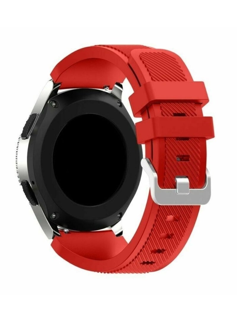 Silicone Replacement Sports  Strap Band For Samsung Gear S3 Classic Red - Image 1