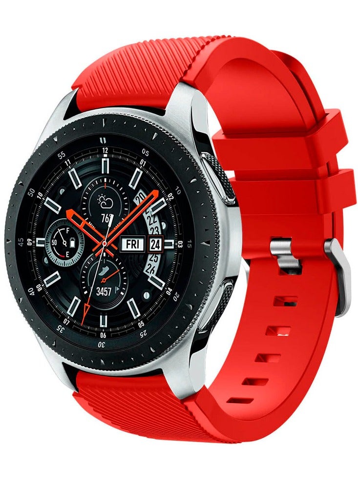 Silicone Replacement Sports  Strap Band For Samsung Gear S3 Classic Red - Image 3