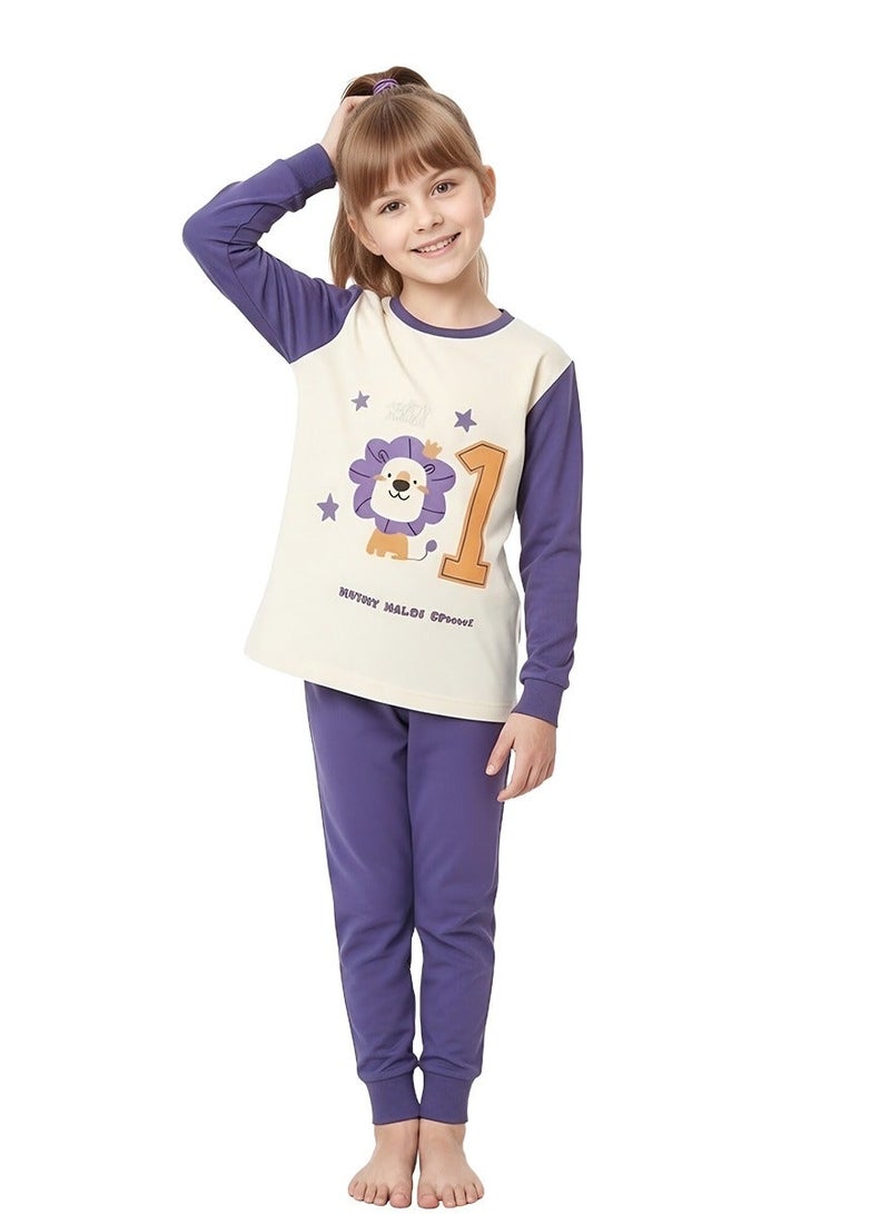 WiNi BEE Kids' 2-Piece Pajama Set, Long Sleeve Sleepwear - Pure Cotton & Breathable Nightwear - Image 1