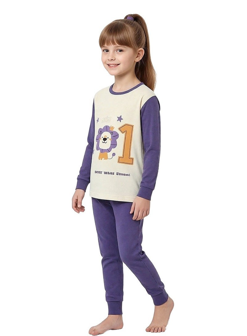 WiNi BEE Kids' 2-Piece Pajama Set, Long Sleeve Sleepwear - Pure Cotton & Breathable Nightwear - Image 2