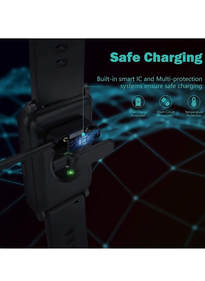 ELTRAZONE Charger Compatible with Huawei Watch Fit Mini, Honor Band 6, Huawei Band 6 7, Huawei 4X, Honor Watch ES - Magnetic USB Charging Cable 3.3ft 100cm - Smartwatch Accessories - Black - Image 5