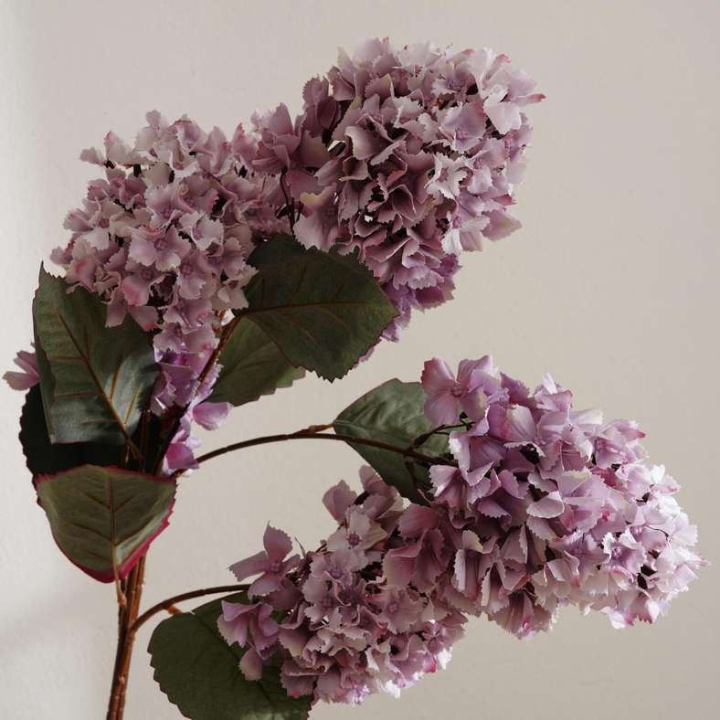 Pan Home Purple Floral Arrangement in Decorative Vase - Image 2