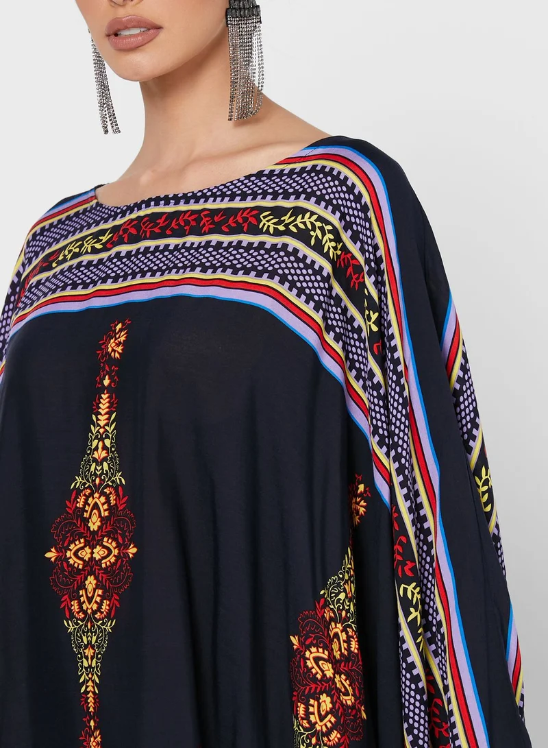 Khizana Printed Kaftan