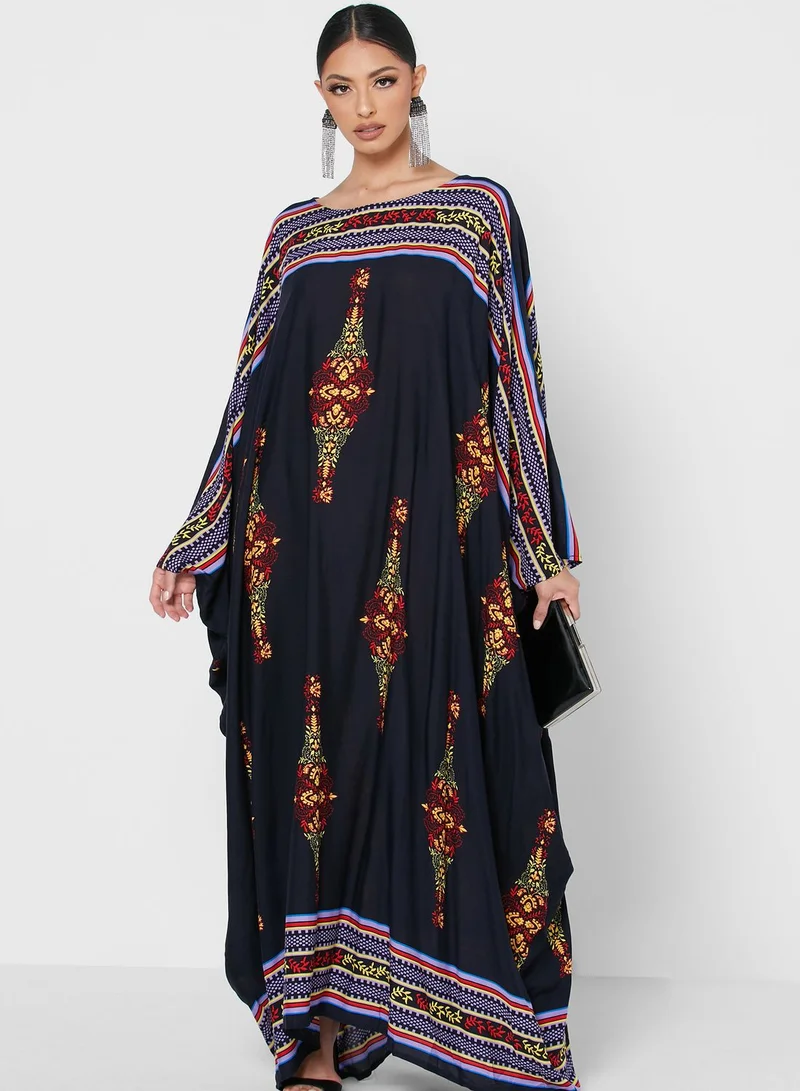 Khizana Printed Kaftan
