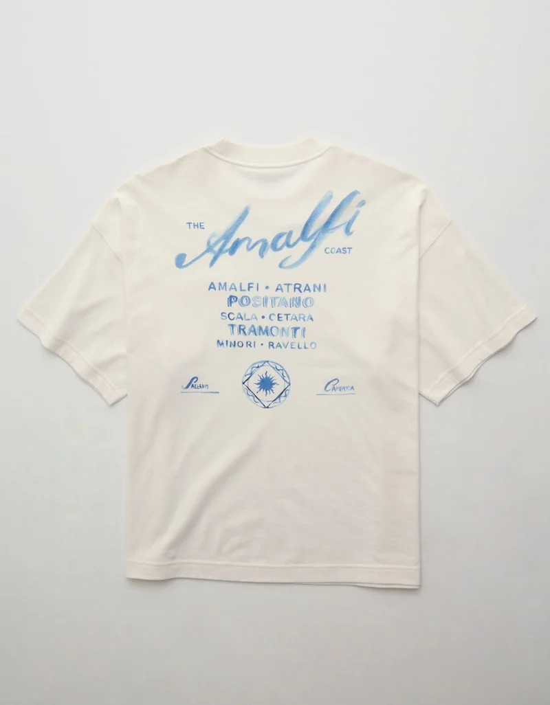 American Eagle  AE Boxy Destination Graphic T-Shirt for Men | Best Price UAE