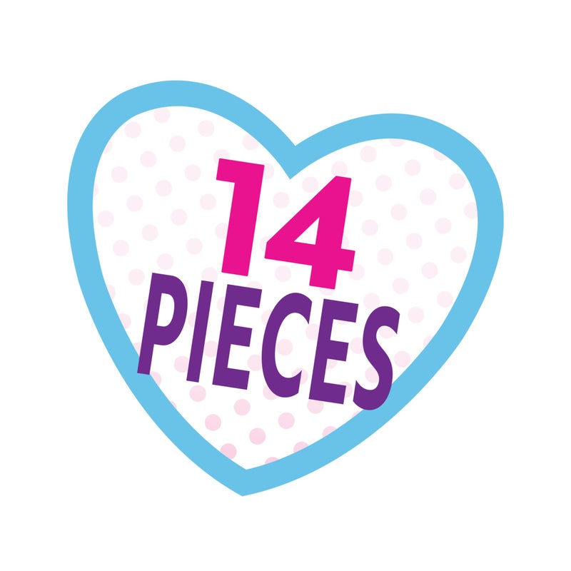 Just Play Disney Jr Minnie Mouse Fabulous Fashion 14-Piece Sweet Party Doll and Accessories, Kids Toys for Ages 3 Up by Just Play - Image 2