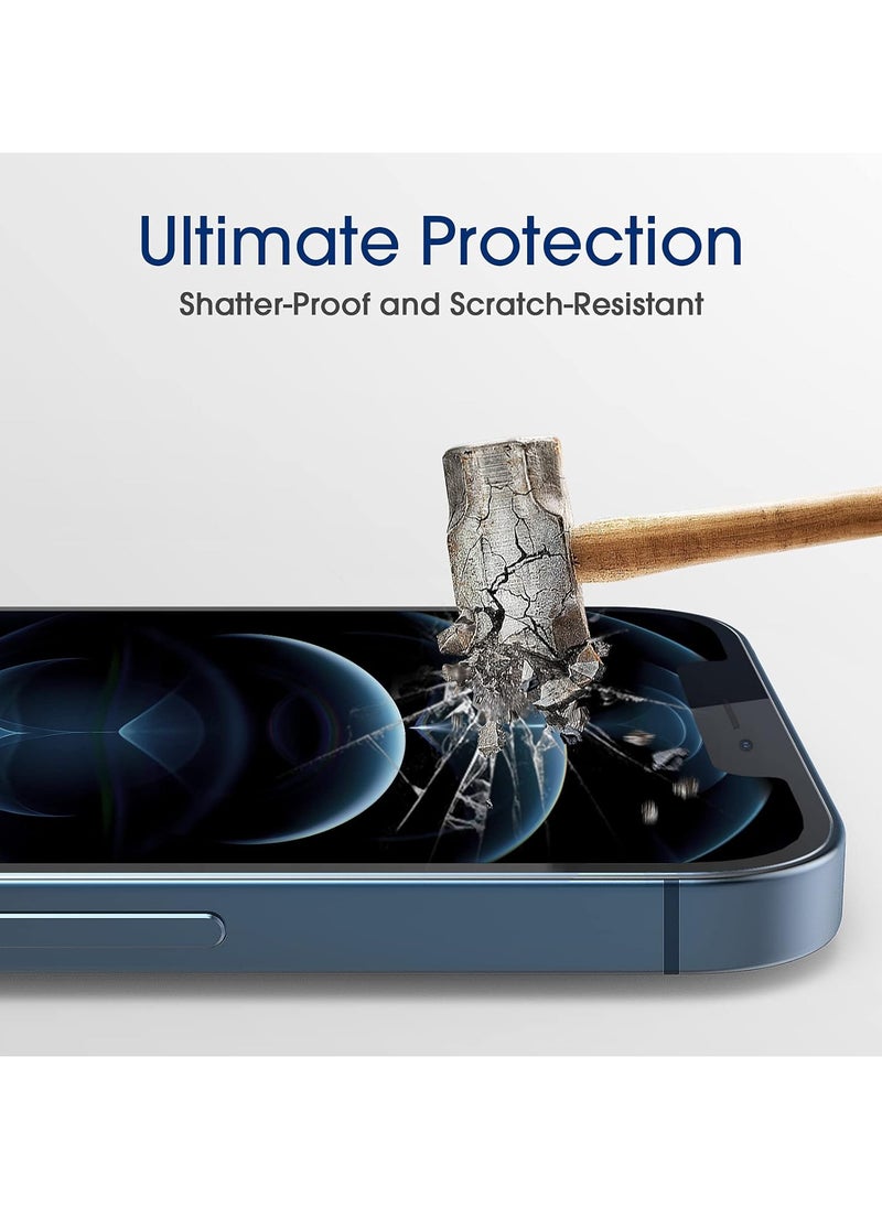 Amfilm amFilm OneTouch Tempered Glass Screen Protector for iPhone 12 Pro Max (6.7", 2020) with Easy Installation Kit (2-Pack)  - Image 5