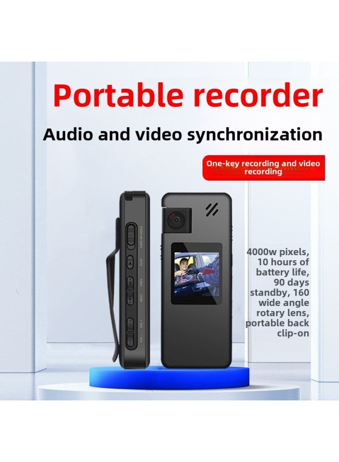 Generic Hot Models With Screen 4K Ultra Clear Outdoor Portable Law Enforcement Recorder HD Night Vision Recorder-Body Color:Standard +32GB Memory  - Image 1