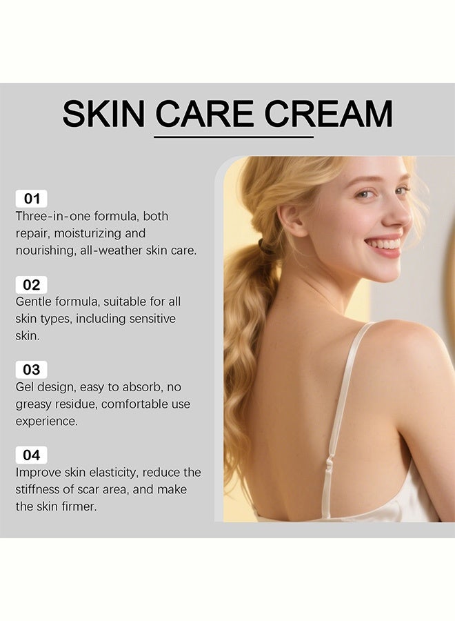 LANISKA Skin Care Cream, Wound Healing Scar Fading Ointment, Relieves Discomfort, Fades Marks, Improves Skin Repair for Minor Cuts, Scrapes, Burns, All Skin Types 20g - Image 4