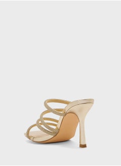 Truffle Stud Detail Dousie Strap Pump  - Image 3