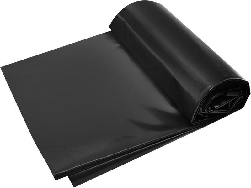 أدرويتيت بطانة بركة 10 × 10 قدم، بطانة HDPE لبركة الأسماك 20 مل، بطانة برك للبرك الخارجية، برك الكوي، نافورة الحديقة، شلال - Image 1